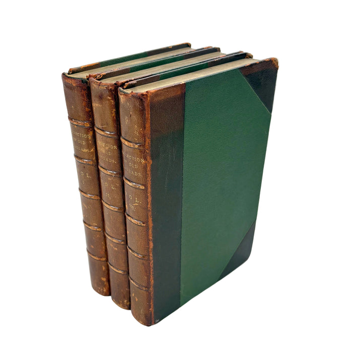 A Collection of Old Ballads - Ambrose Philips (attrib.) - Victorian Facsimile of the 1723-1725 Edition - 3 Volumes