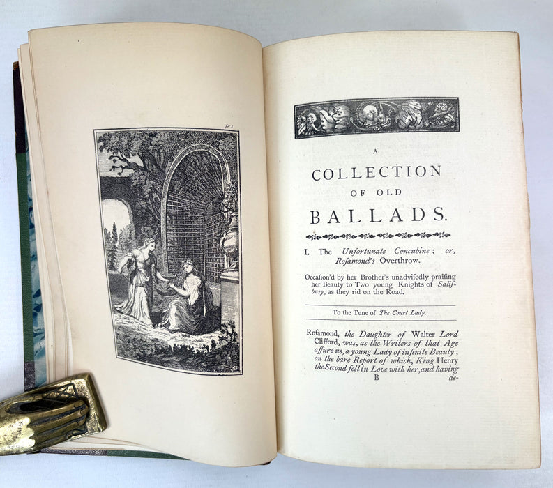A Collection of Old Ballads - Ambrose Philips (attrib.) - Victorian Facsimile of the 1723-1725 Edition - 3 Volumes