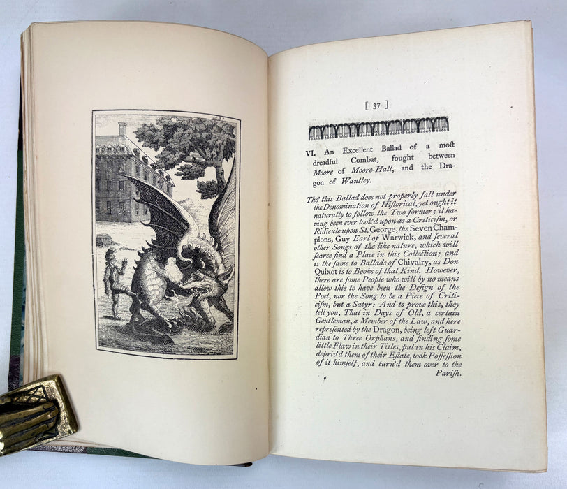 A Collection of Old Ballads - Ambrose Philips (attrib.) - Victorian Facsimile of the 1723-1725 Edition - 3 Volumes