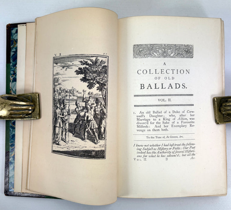 A Collection of Old Ballads - Ambrose Philips (attrib.) - Victorian Facsimile of the 1723-1725 Edition - 3 Volumes