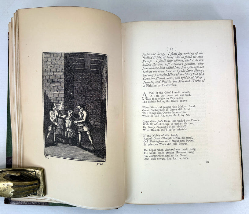 A Collection of Old Ballads - Ambrose Philips (attrib.) - Victorian Facsimile of the 1723-1725 Edition - 3 Volumes