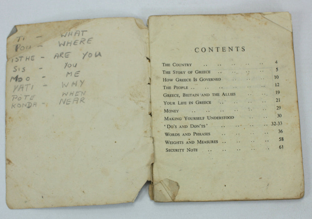 A Collection of early 20th century Vintage Travel Guides to Greece, 1903-1949