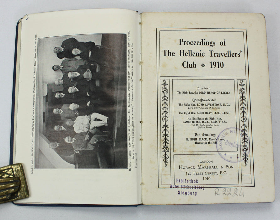 A Collection of early 20th century Vintage Travel Guides to Greece, 1903-1949
