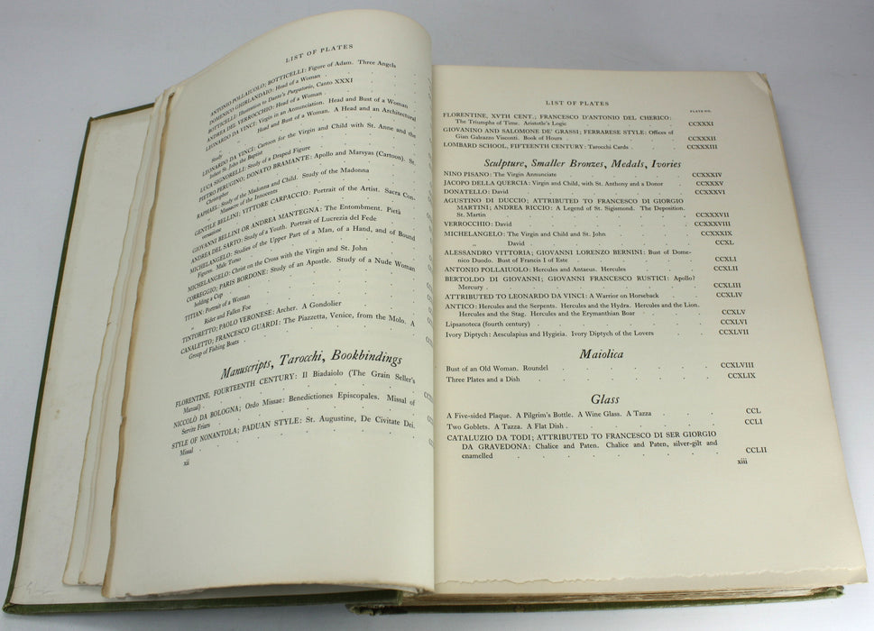 A Commemorative Catalogue of the Exhibition of Italian Art, Royal Academy, Burlington House, 1930