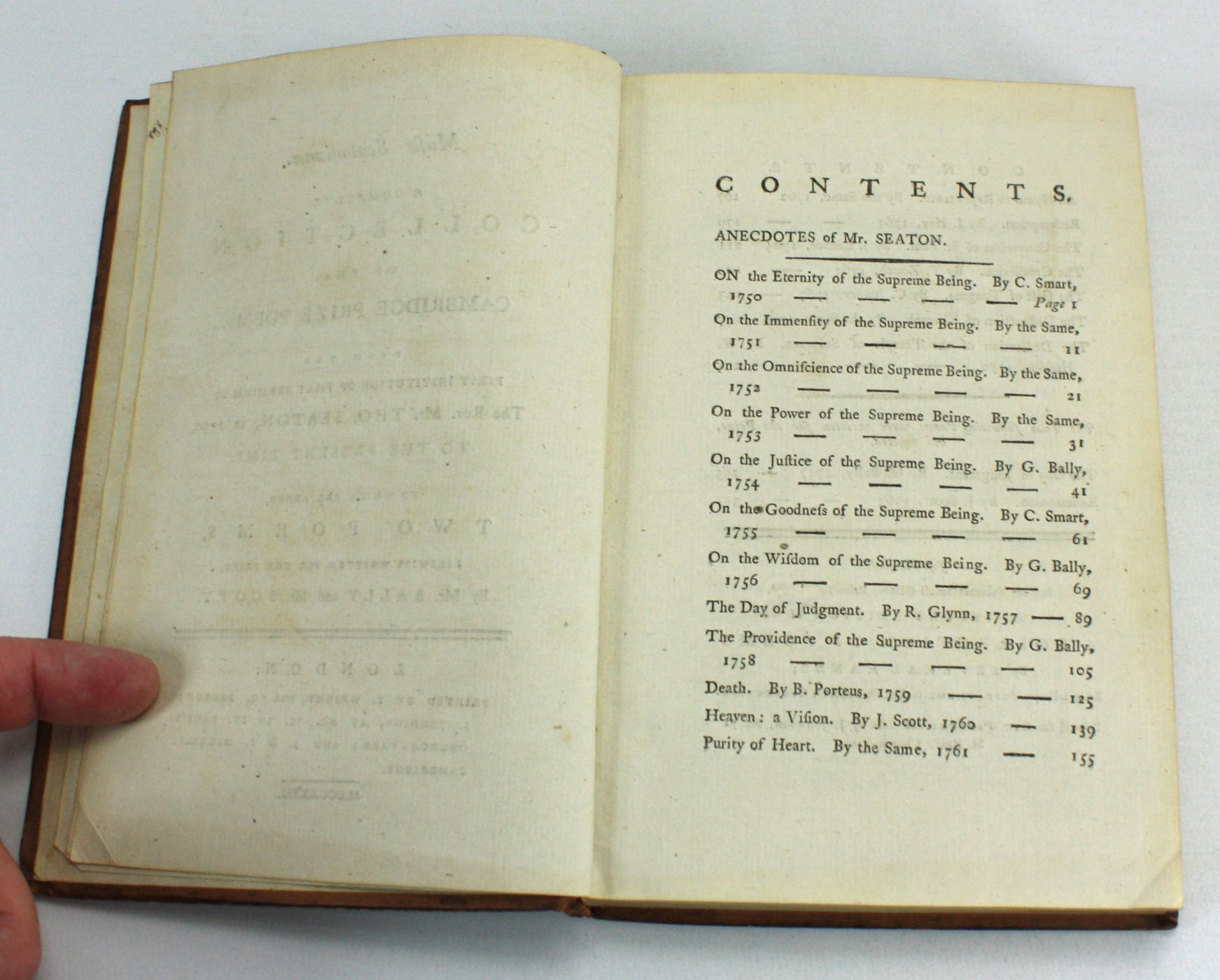 A Complete Collection of The Cambridge Prize Poems, Rev. Thomas Seaton ...