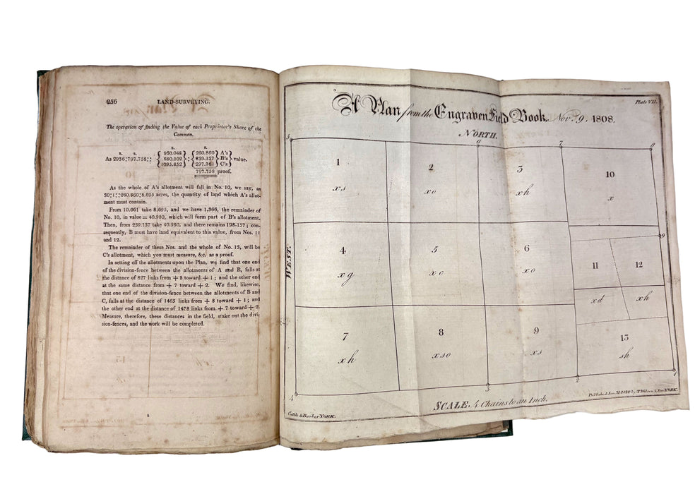 A Complete Treatise on Practical Land-Surveying, In Six Parts, A. Nesbit, York, 1810