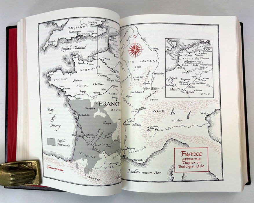 A Distant Mirror; The Calamanitous Fourteenth Century, Barbara W. Tuchman, The Franklin Library; First Edition Society, 1978