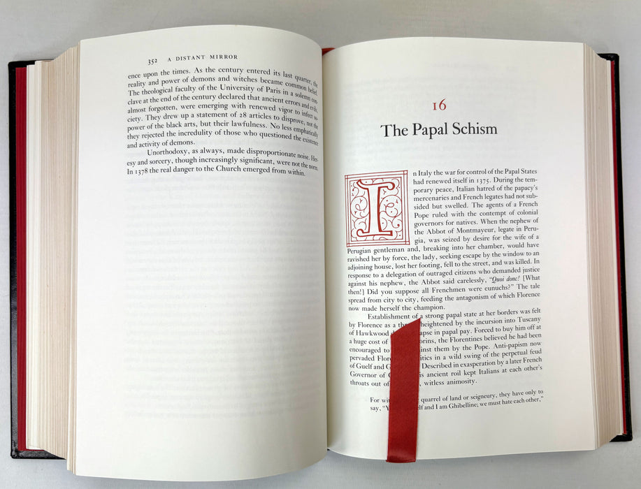 A Distant Mirror; The Calamanitous Fourteenth Century, Barbara W. Tuchman, The Franklin Library; First Edition Society, 1978