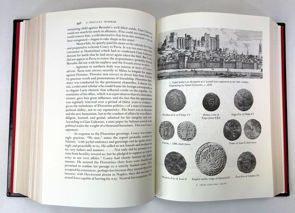 A Distant Mirror; The Calamanitous Fourteenth Century, Barbara W. Tuchman, The Franklin Library; First Edition Society, 1978