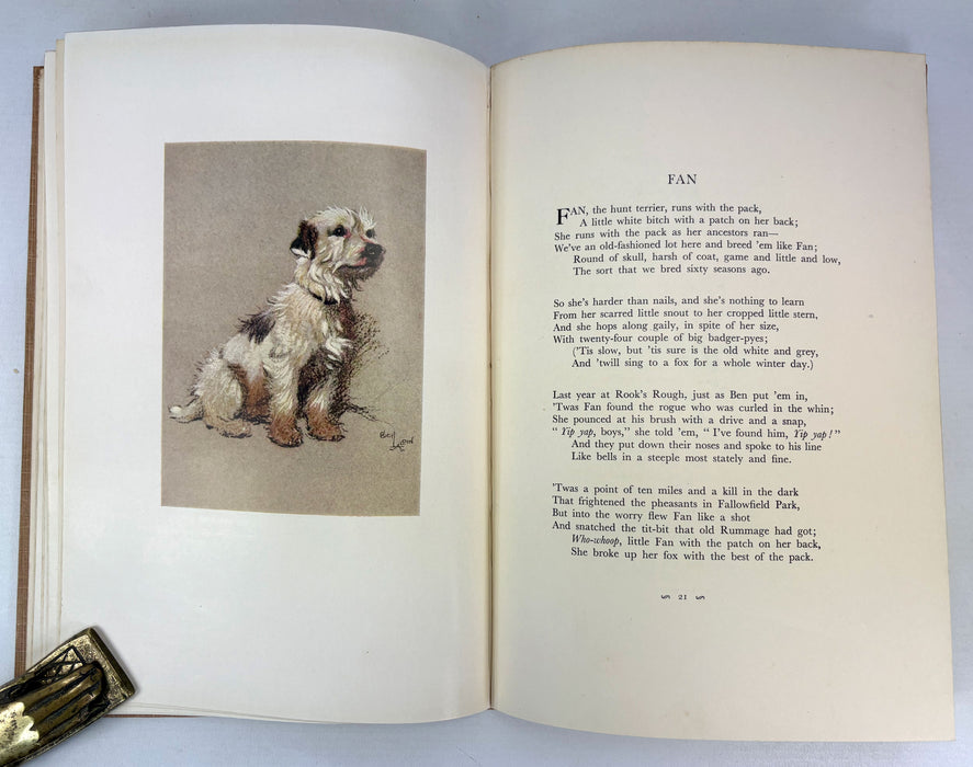 "A Dozen Dogs or So", by Patrick R. Chalmers, with Twelve Colour Plates by Cecil Aldin, 1923