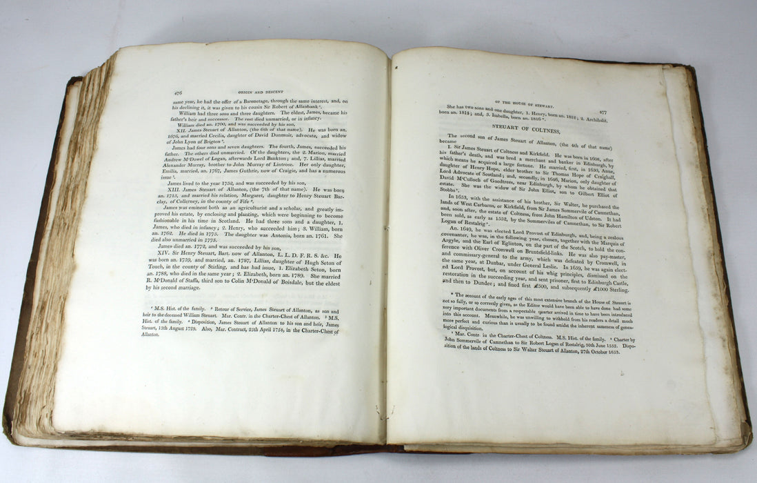 A General Description of the Shire of Renfrew; A Genealogical History of the Royal House of Stewart, George Crawfurd, George Robertson, 1818