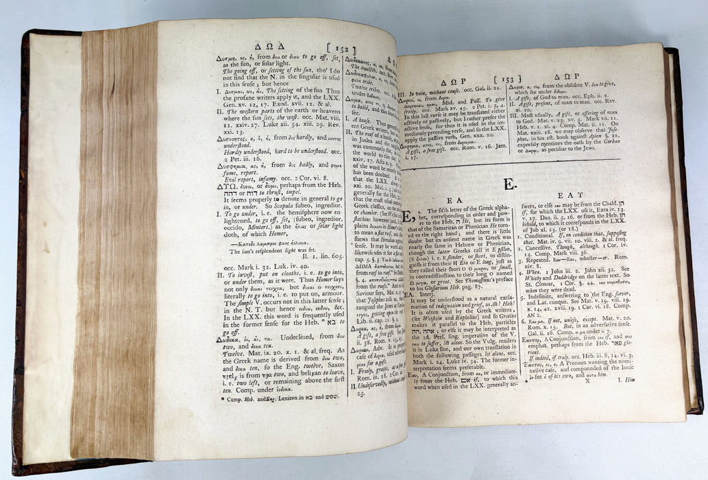 A Greek and English Lexicon to the New Testament in Which the Words and Phrases occurring in those Scared Books are Distinctly Explained...a Greek Grammar..., John Parkhurst, 1769