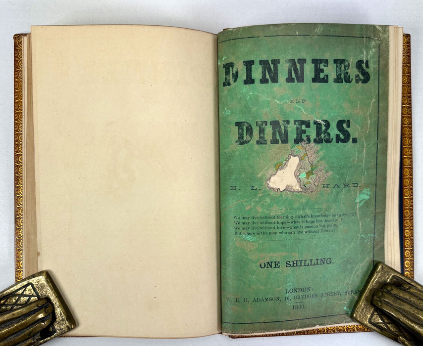 A Handy book on Dinners; Dinners and Diners at Home and Abroad, by E.L. Blanchard, 1860