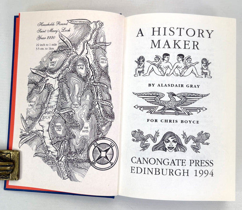 A History Maker, Alasdair Gray, Signed first edition 1994