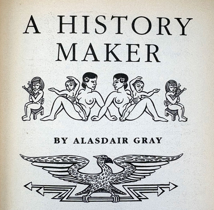 A History Maker, Alasdair Gray, first issue Penguin paperback, 1995