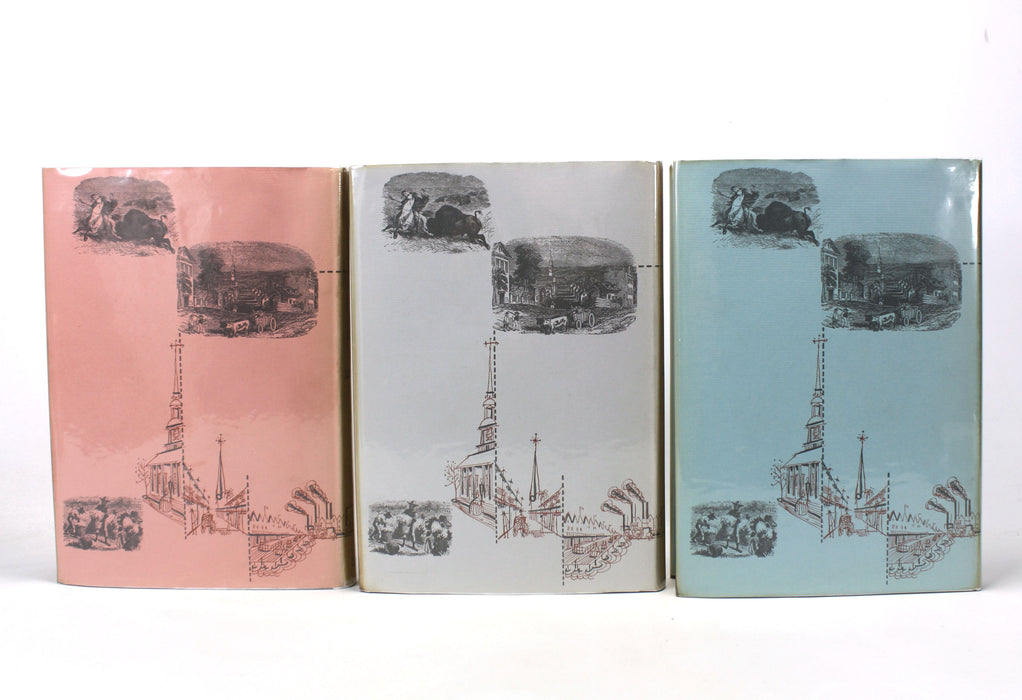 A Mirror for Americans; Life and Manners in the United States 1790-1870 as Recorded by American Travellers, Warren S. Tyron, 1952, 3 volumes, complete