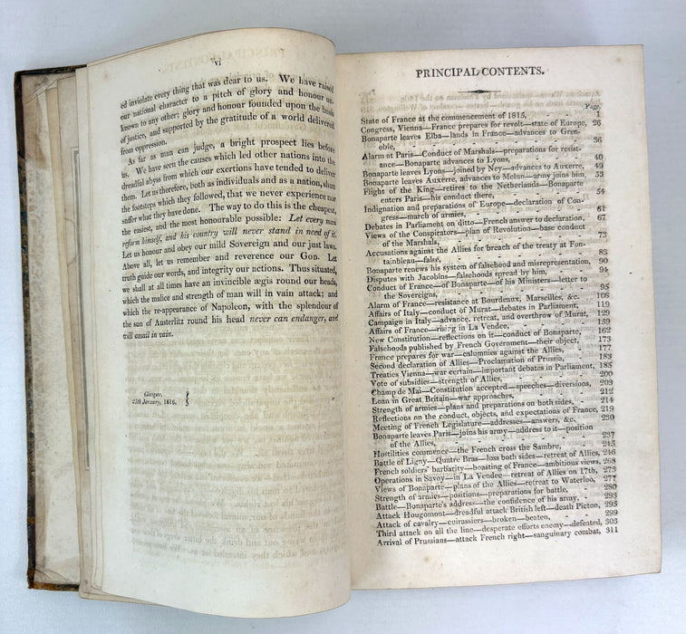A Narrative of the Political and Military Events of 1815, James M'Queen, Glasgow 1816
