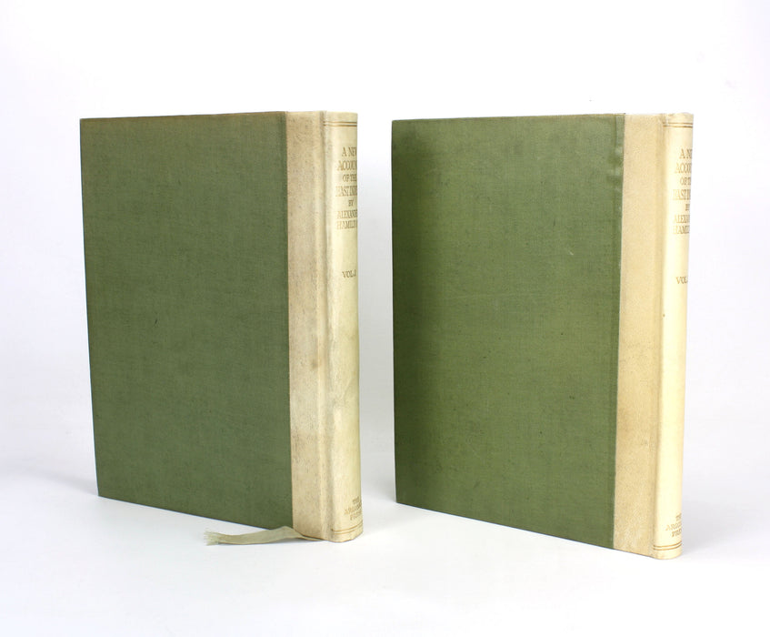 A New Account of the East Indies, by Alexander Hamilton, The Argonaut Press, 1930, Limited edition 2 Volume set