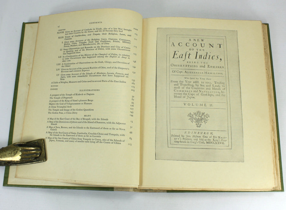 A New Account of the East Indies, by Alexander Hamilton, The Argonaut Press, 1930, Limited edition 2 Volume set