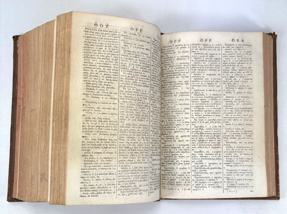 A New French Dictionary; To Which is Prefixed a French Grammar, by Thomas Deletanville, 1771