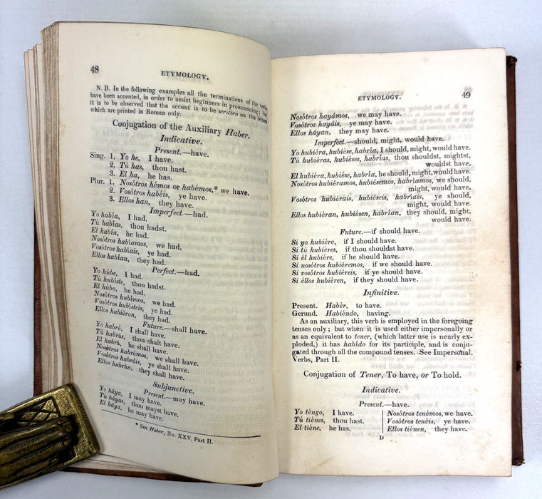A New and Improved Spanish Grammar, Designed for Every Class of Learners, L.J.A. McHenry, 1837
