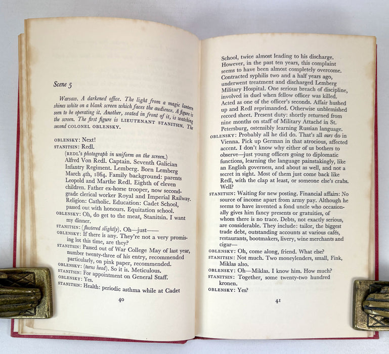 A Patriot for Me, by John Osborne, 1966 first edition. From the library of Theatre Director, Alan Strachan.
