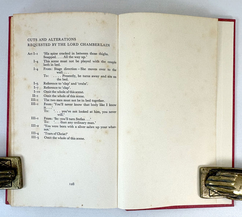 A Patriot for Me, by John Osborne, 1966 first edition. From the library of Theatre Director, Alan Strachan.