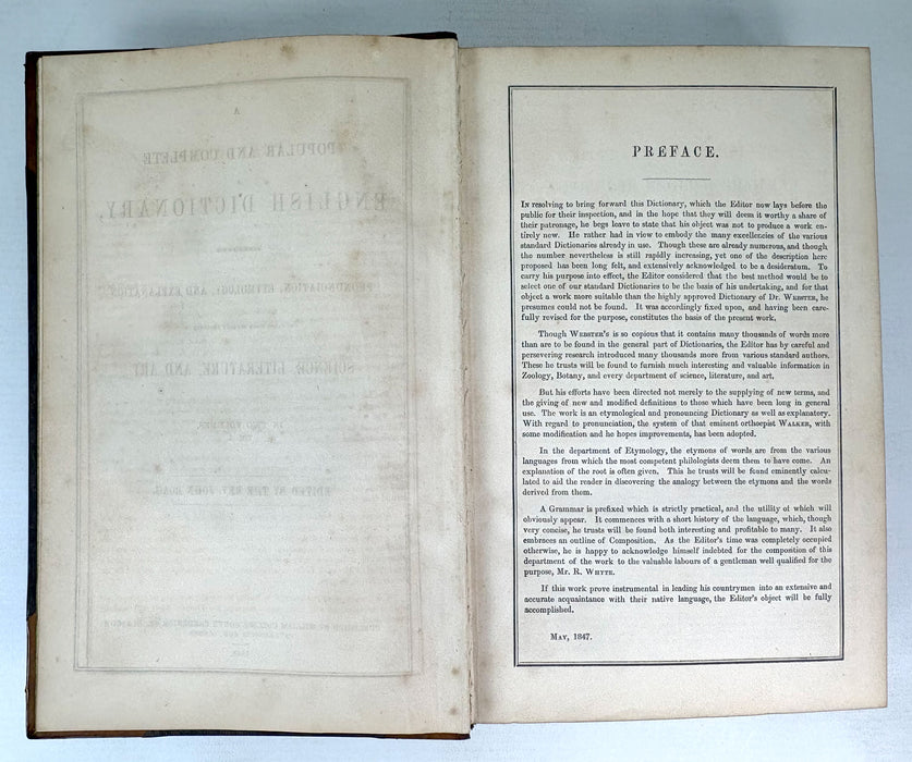A Popular and Complete English Dictionary, edited by the Rev. John Boag, 1848