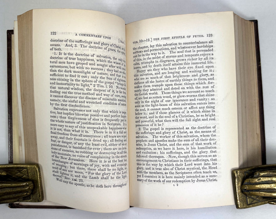 A Practical Commentary Upon The First Epistle General of Saint Peter, Robert Leighton, in 2 Volumes,