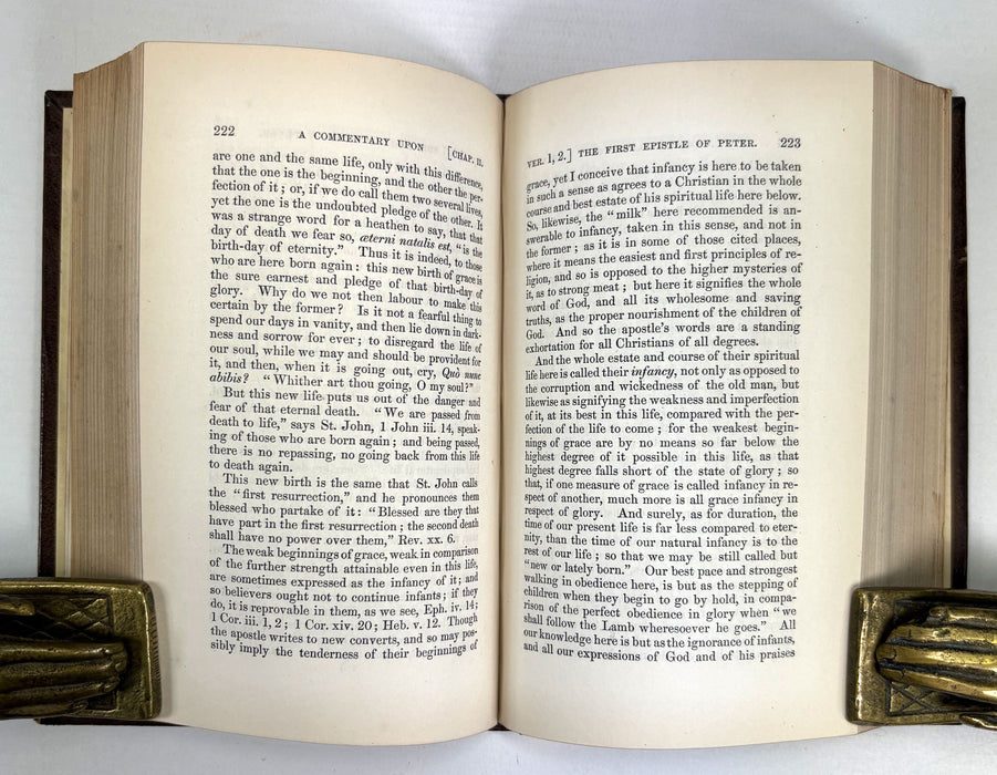 A Practical Commentary Upon The First Epistle General of Saint Peter, Robert Leighton, in 2 Volumes,