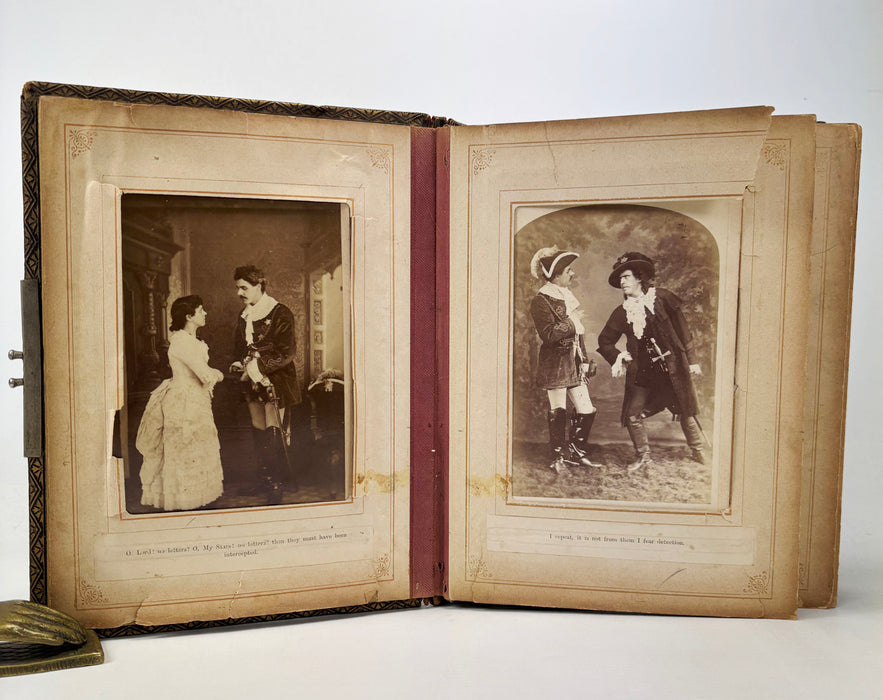 A Remarkable 1884 Scottish Album of Cabinet Card Photography by J. Dryburgh; Character Photographs from the Great National Drama of Rob Roy or Auld Langsyne