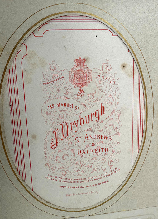 A Remarkable 1884 Scottish Album of Cabinet Card Photography by J. Dryburgh; Character Photographs from the Great National Drama of Rob Roy or Auld Langsyne
