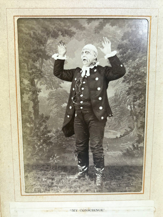 A Remarkable 1884 Scottish Album of Cabinet Card Photography by J. Dryburgh; Character Photographs from the Great National Drama of Rob Roy or Auld Langsyne