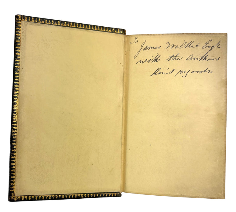 A Sammelband of ‘Scotch Stories’, by James Smith. Author inscribed Presentation Copy with Manuscript Verse, 1875