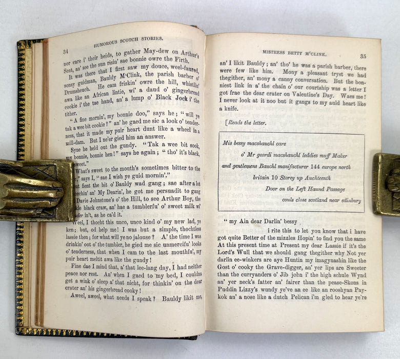 A Sammelband of ‘Scotch Stories’, by James Smith. Author inscribed Presentation Copy with Manuscript Verse, 1875