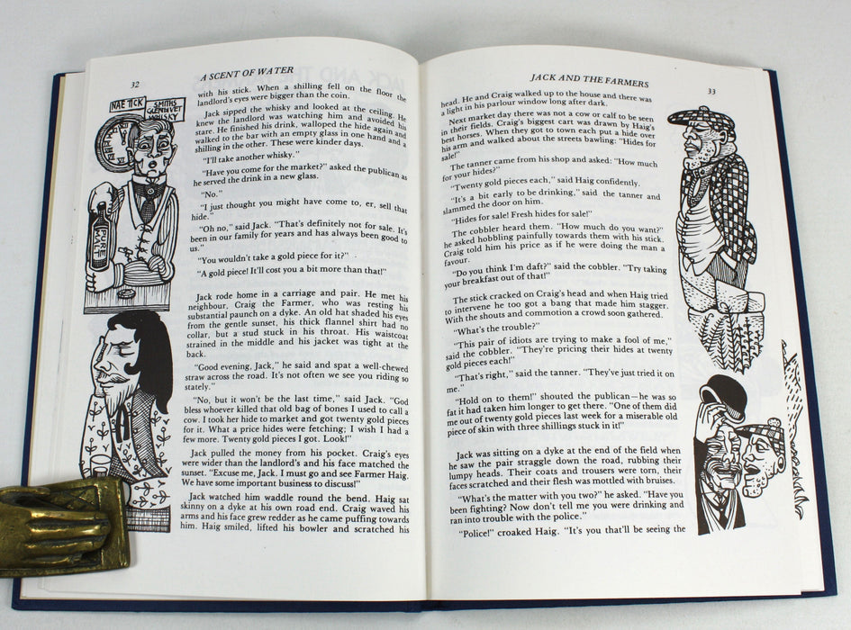 A Scent of Water, Carl MacDougall. Illustrated by Alasdair Gray. 1975 Molendinar Press Hardback.