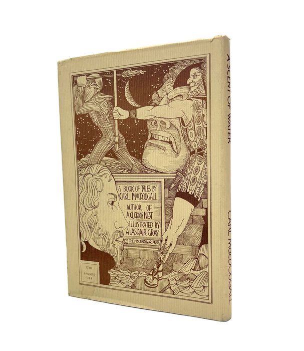 Book cover with illustrations of people and text on a white background