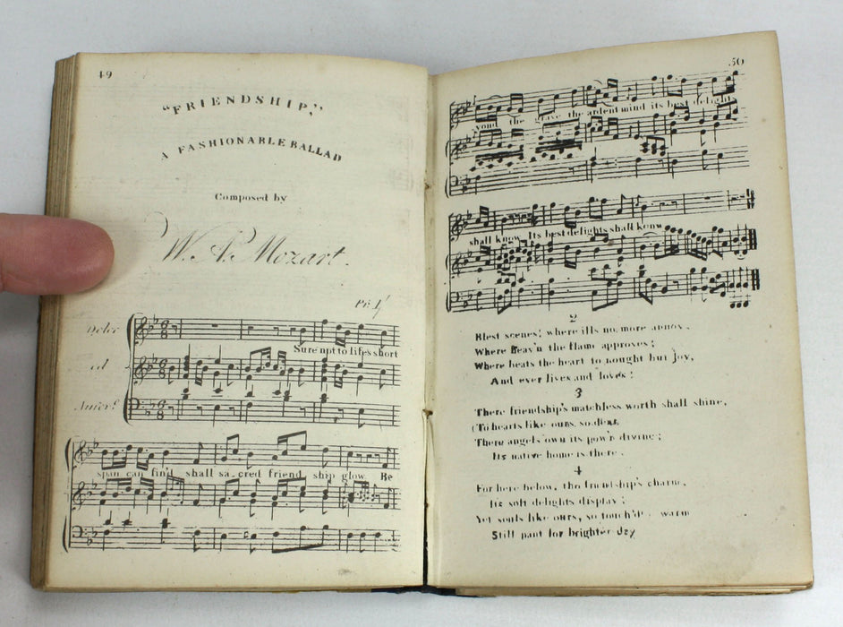 A Selection of Scots, English and Irish Songs with Accompaniments for the Piano-Forte. Pocket Book c. 1821.