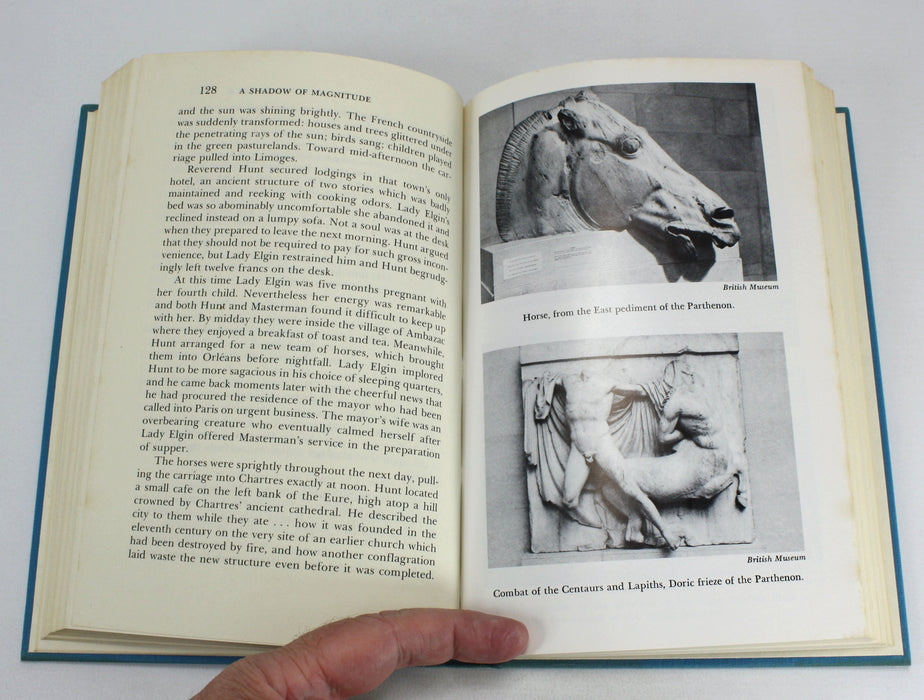 A Shadow of Magnitude; The Acquisition of the Elgin Marbles, Theodore Vrettos, 1974, William St Clair signed copy