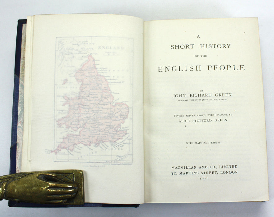 A Short History of the English People, John Richard Green, Alice Stopford Green, 1921