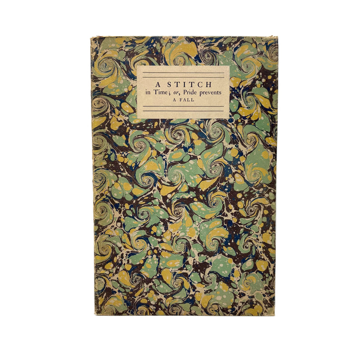 A Stitch in Time; or Pride Prevents a Fall, James Laver, Nonesuch Press, 1927 numbered limited edition