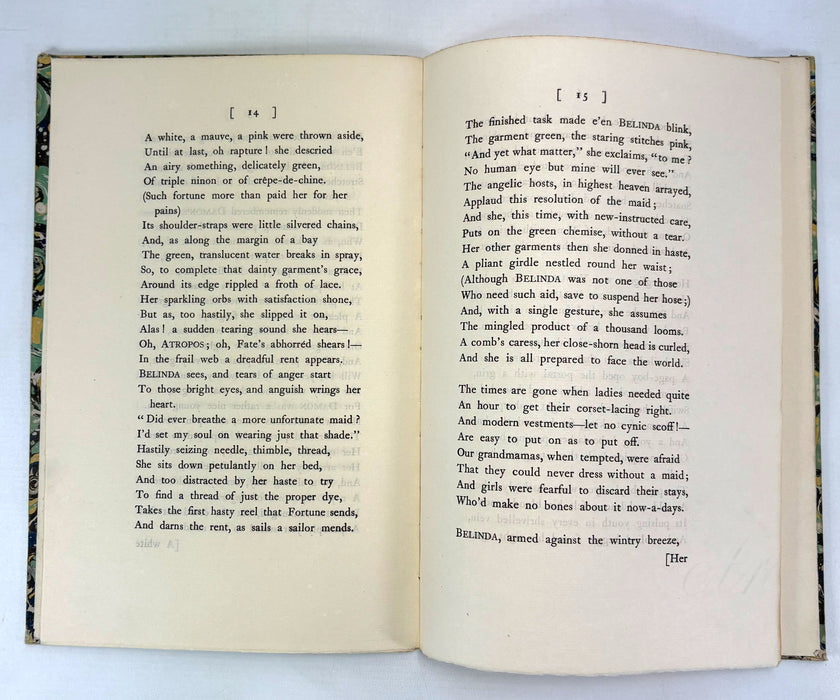 A Stitch in Time; or Pride Prevents a Fall, James Laver, Nonesuch Press, 1927 numbered limited edition