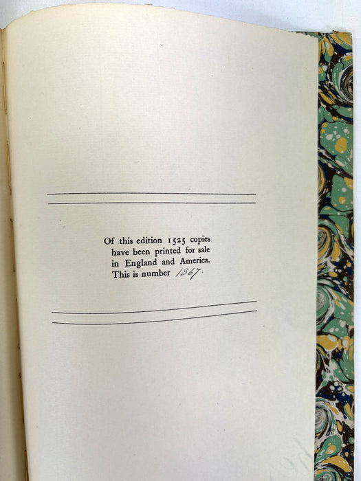 A Stitch in Time; or Pride Prevents a Fall, James Laver, Nonesuch Press, 1927 numbered limited edition