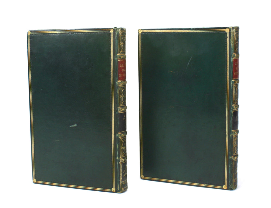 A Tour in Sutherlandshire, Charles St. John, 2 Volumes complete, John Murray 1849. Lord Tweedmouth provenance.