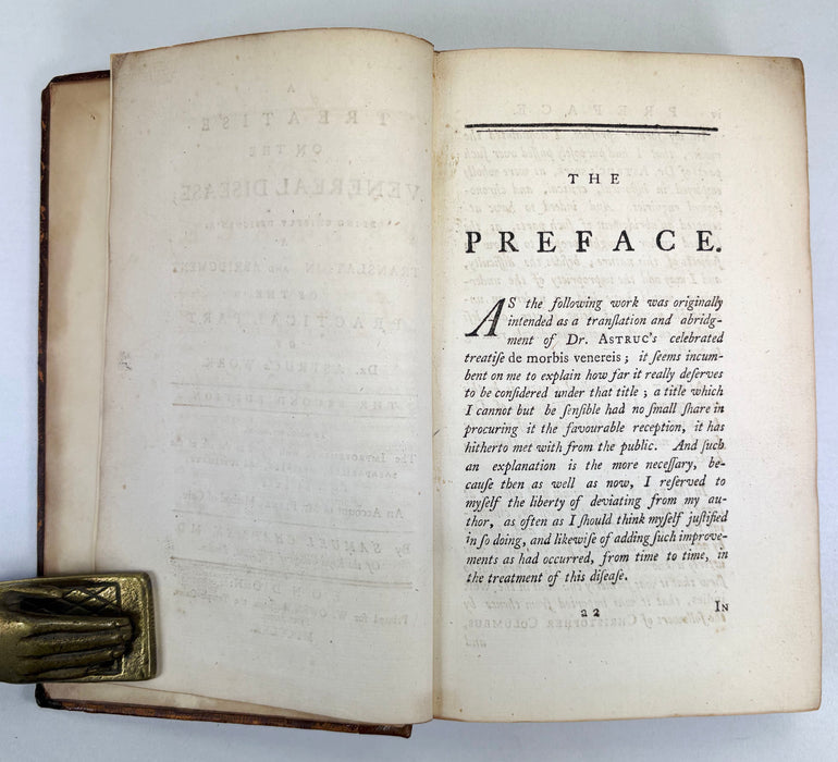 A Treatise on the Venereal Disease; Being Chiefly Designed as a Translation and Abridgement of the Practical Work of Dr. Astruc's Work, Samuel Chapman, London, 1770