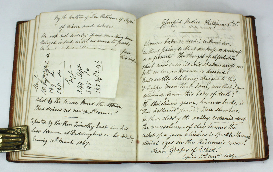 A Victorian Manuscript Book of Transcribed Poetry and Verse, 1852-1898