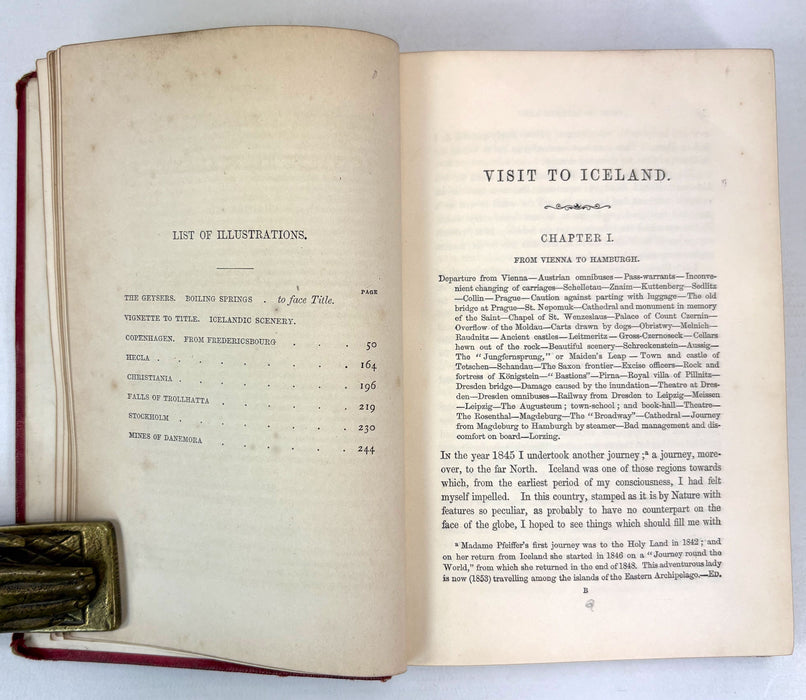A Visit to Iceland and the Scandinavian North by Madame Ida Pfeiffer, 1853