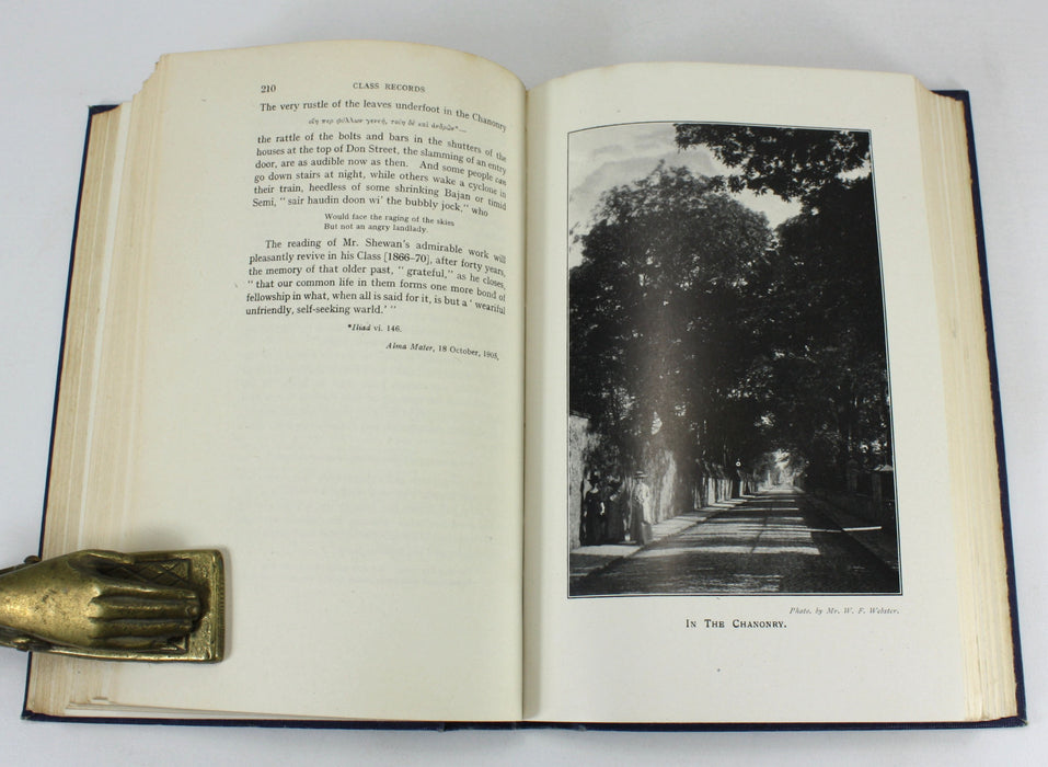 Aberdeen University; Interamna Borealis; being Memories and Portraits from an old University Town between the Don and the Dee, W. Keith Leask, 1917, VG Copy
