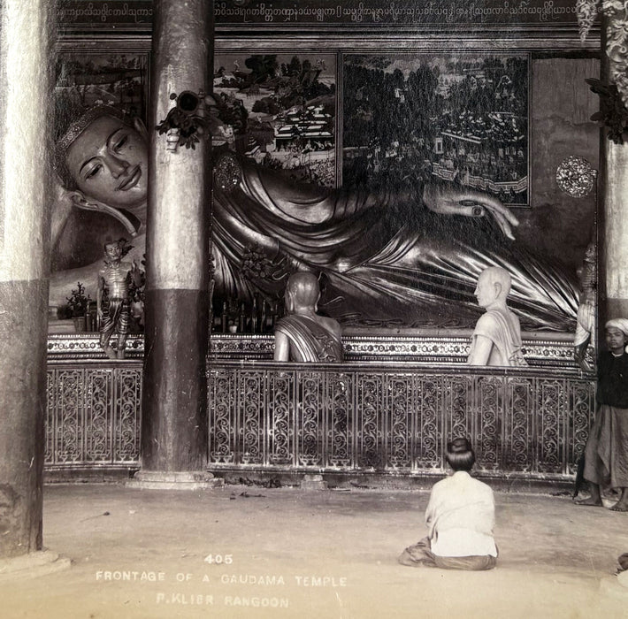 A collection of 6 original albumen prints of Burma by Phillip Klier, c. 1880