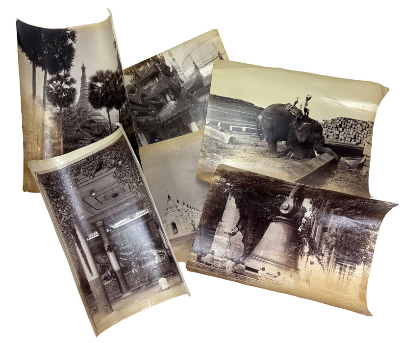 A collection of 6 original albumen prints of Burma by Phillip Klier, c. 1880